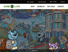 Tablet Screenshot of dimelife.com